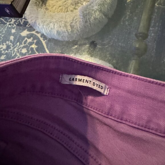 RFM - Garment Dyed, Raw Hem Shorts - Purple - 1x - - Picture 3 of 11